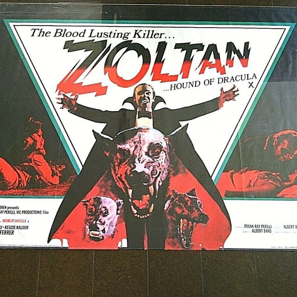 Horror Film Movie Poster Zoltan Hound of Dracula Original 1978 Dogs EMI Posters - Picture 9 of 16
